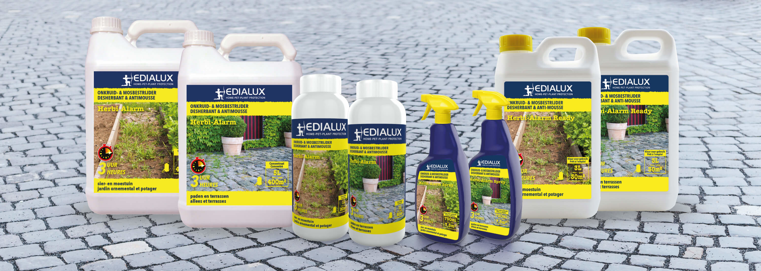 Edialux Herbi-alarm spray ornemental et potager 750 ml