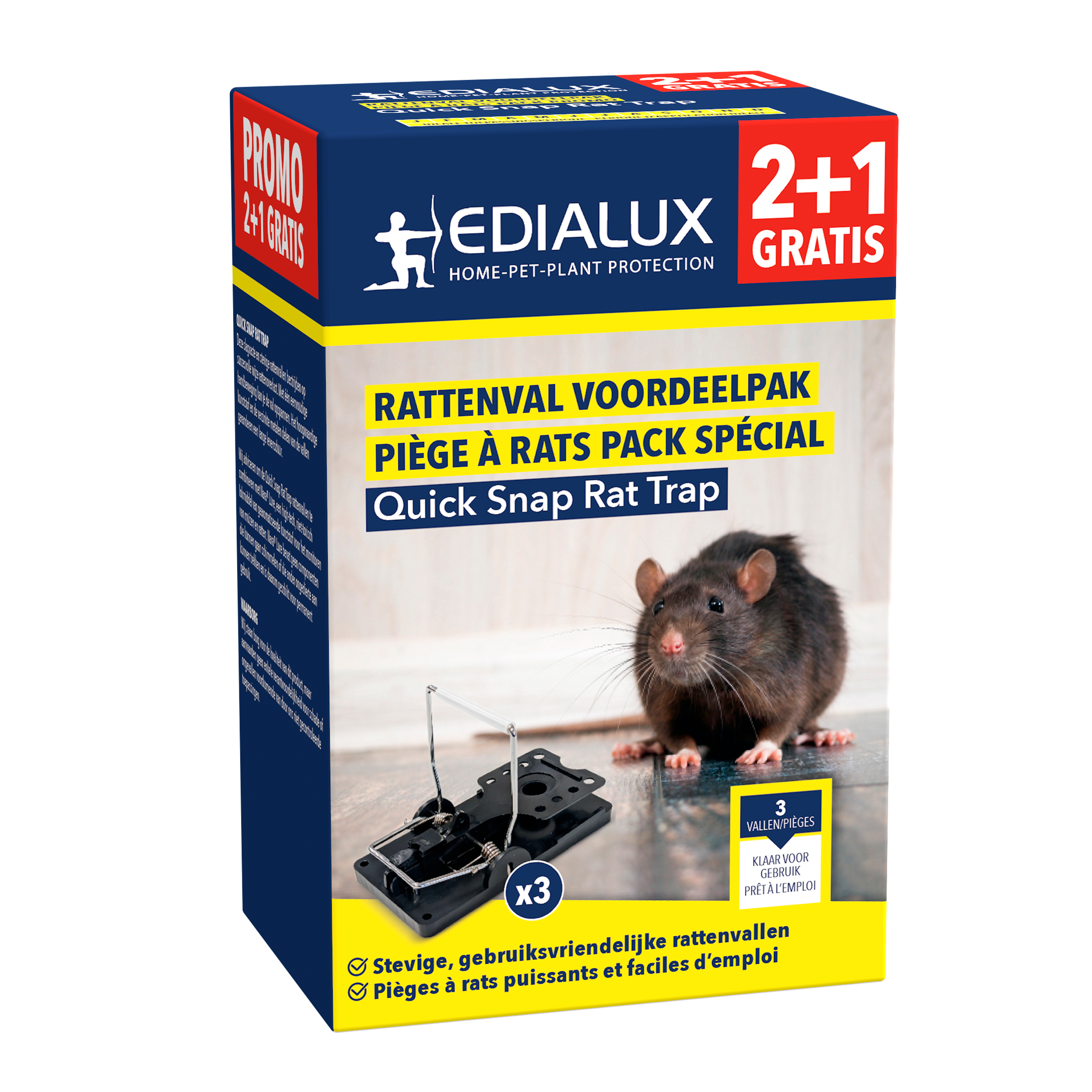 Quicksnap Rat Trap Promopack 2+1