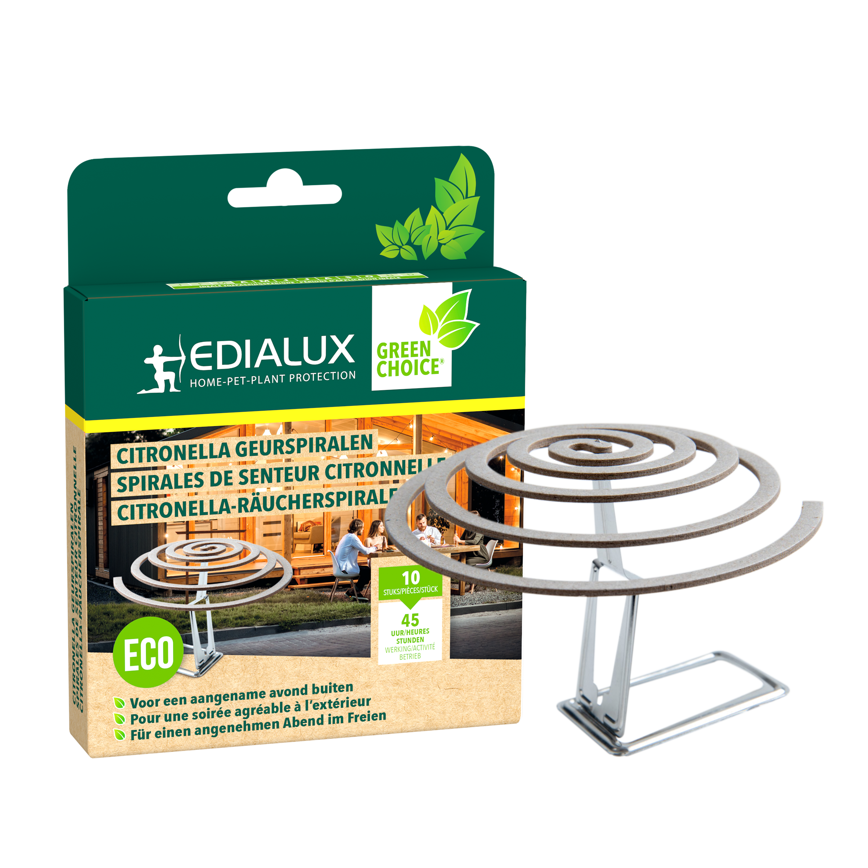 Spirales de senteur citronnelle