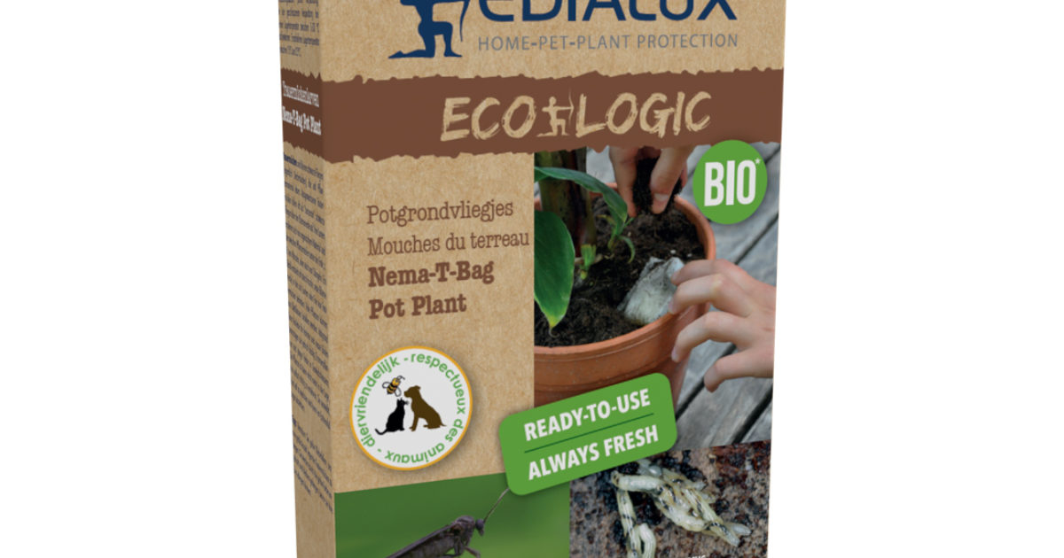 Edialux Nema-T-Bag Pot Plant mouches du terreau 8 pièces